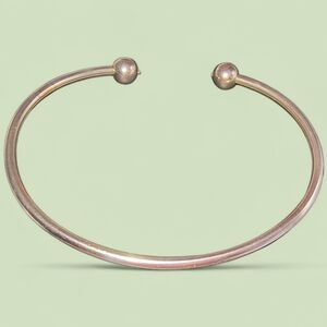 Sterling Silver Ball End Bracelet For European Charms And Beads